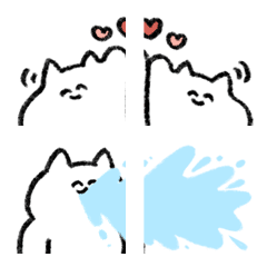 White cat (love)