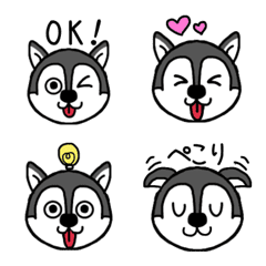 Husky dog Emoji