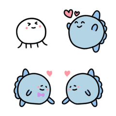Sunfish Mochimanbo-kun  Emoji (Modified)
