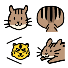chipmunk emoji with Tiger