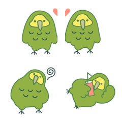 Emoji cheering for Kakapo