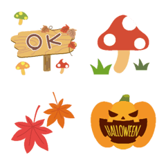 cute autumn Emoji 1