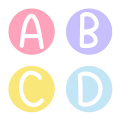 ABC Alphabet 123 Symbol Pastel Ball