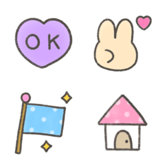 Fluffy loose handwritten emoji