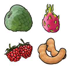 Whole Fruit Emoji 2(40) by ytoy