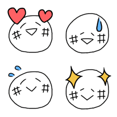 Emoticon style simple emoji