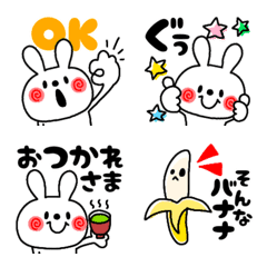 White Rabbit's Everyday Colorful Emoji