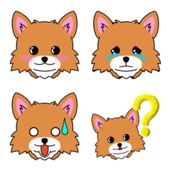 Red Chihuahua emoji