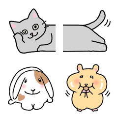 Connect and cute animal emoji