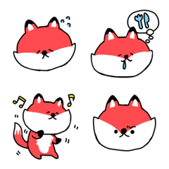 Daily life Emoji of red fox