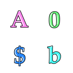 A-Z & Numbers Emoji
