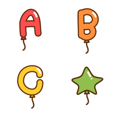 Emoji ABC Balloons