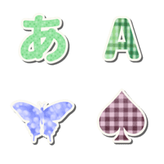 Colorful Japanese Alphabet Emoji 305