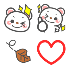 Let's use it! Everyday emoji with a bear