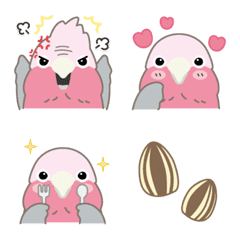 pink bird emoji