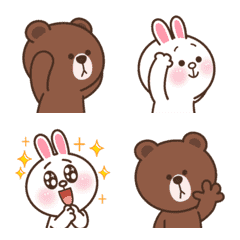 BROWN & FRIENDS Cute Emoji 1