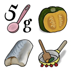 Simple ingredients Emoji vl.1