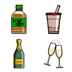 Emoji of various drinks
