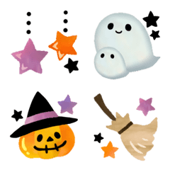 Move!  happy halloween emoji