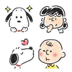Emotikon Animasi Snoopy: Ilustrasi