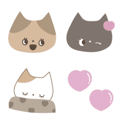 Adult simple cat emoji