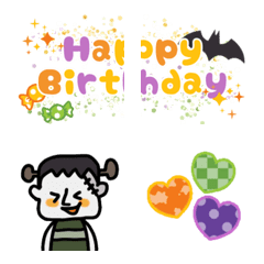 Kawaii Halloween Emoji ver Animation