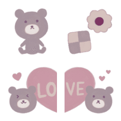 Dusty color bear's Emoji