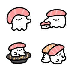 Sushi Aliens move Emoji