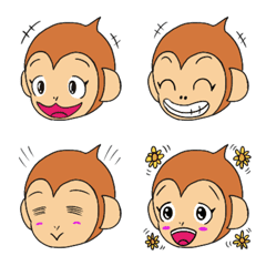 Friendly Monkey Makorin's Emoji