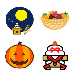 Emoji of the season (autumn and winter)