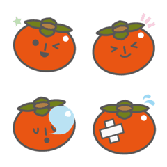 シンプルな柿の絵文字