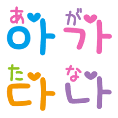 Cute Hangul Japanese Hiragana (A-na)