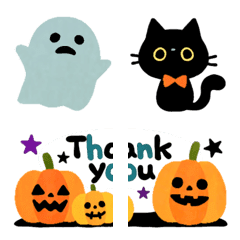 Pop and cute Halloween emoji