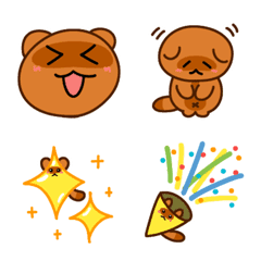 Emoji Tanuki's "TANUPON"