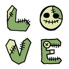 Halloween scary doll font style