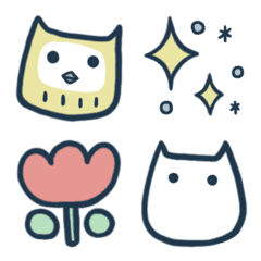 Horned owl "Mimizuku" -Emoji-