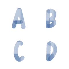 Write the English letter abc