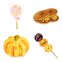Emoji of sweets you want to eat inautumn