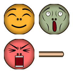 Ekspresi wajah terhubung. Emoji.1
