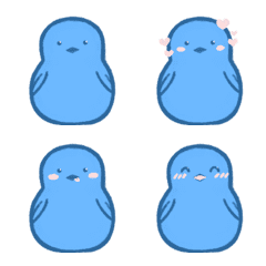 Myosotis alpestris .blue bird