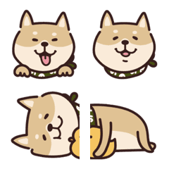 Emoji of Shiba inu connectable