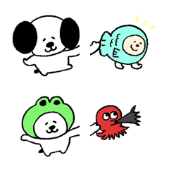 Kodomo-inu friends emoji