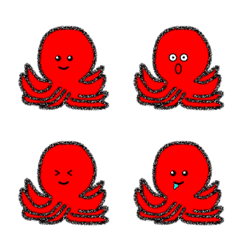 Simple! Cute octopus