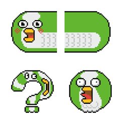 Mini Bird Furball: Pixel Parrot Matcha