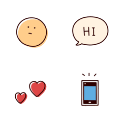 Pop and simple*mini Emoji