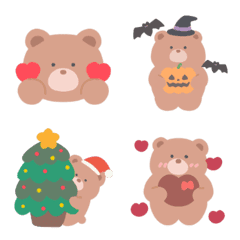 autumn and winter bears Emoji