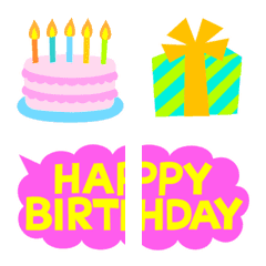 Bunny Blueberry Emoji Birthday