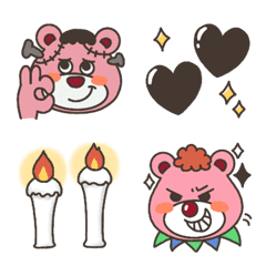 Orso-kun Halloween Emoji 2022