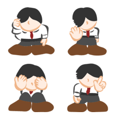 office worker's days emoji 02 – LINE表情貼 | LINE STORE