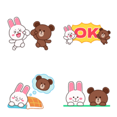 Simple Emoji! brown & cony